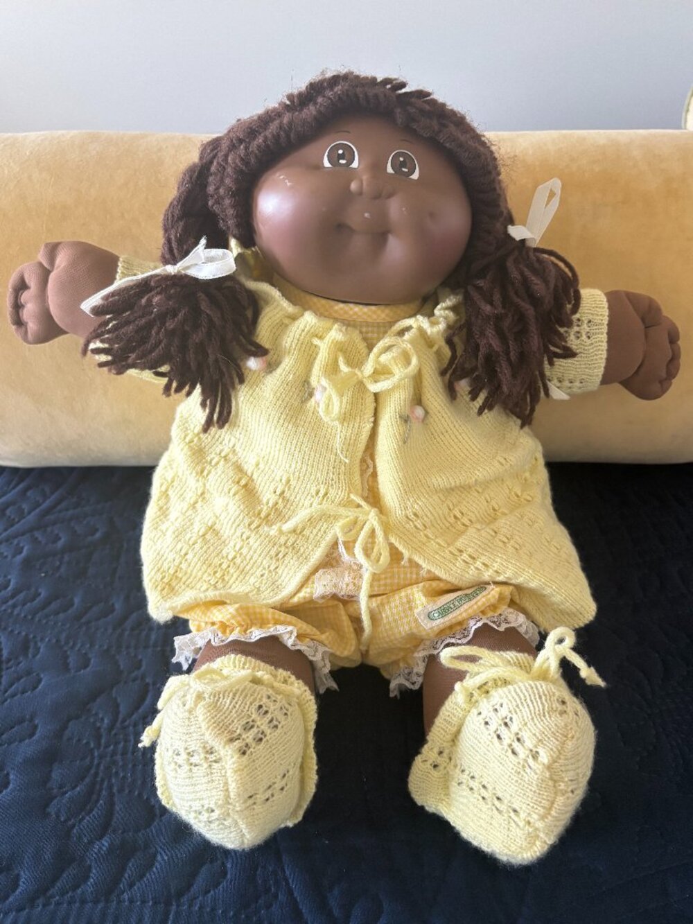 Vintage 1978, 1982 African American Cabbage Patch Doll